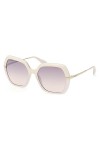 MAX &CO MO0063 Lunettes de Soleil, Blanc/Autre, 57/18/140 Femme