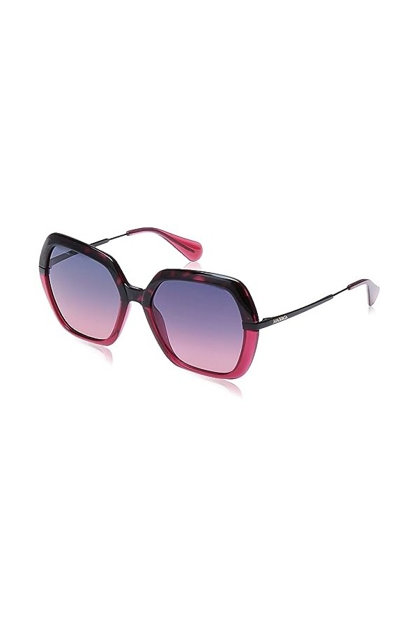 MAX &CO MO0063 Lunettes de Soleil, Blanc/Autre, 57/18/140 Femme