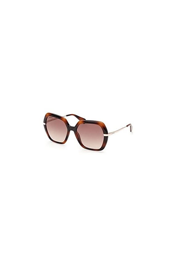 MAX &CO MO0063 Lunettes de Soleil, Blanc/Autre, 57/18/140 Femme