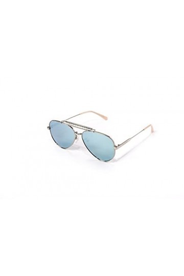 ISHEEP lunette de soleil homme et Femme Polarisées Premium Lunette de Soleil Cadre Métallique avec UV400 SIS-10-BL bleu 