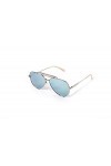 ISHEEP lunette de soleil homme et Femme Polarisées Premium Lunette de Soleil Cadre Métallique avec UV400 SIS-10-BL bleu 