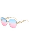 HPIRME Lunettes de soleil Femme Lunettes de vue Nuances Lunettes de soleil Femme Accessoires sans cadre Femme Lunettes de sol