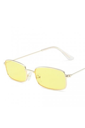 Générique Lunettes de soleil de plage de vacances en plein air en métal pour hommes et femmes à petit cadre carré