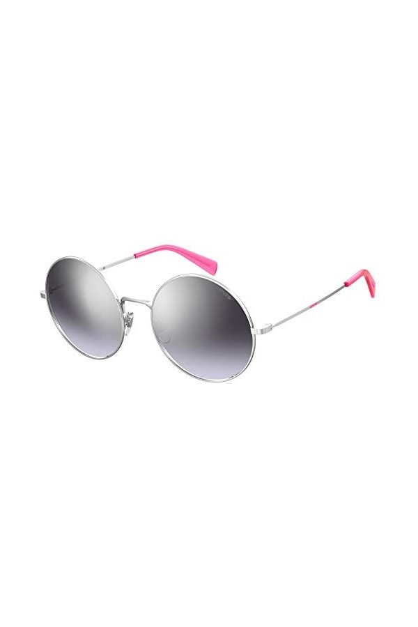 Levis Lunettes de soleil Lv 1011/S pour femme, Argent, 55mm, 20mm