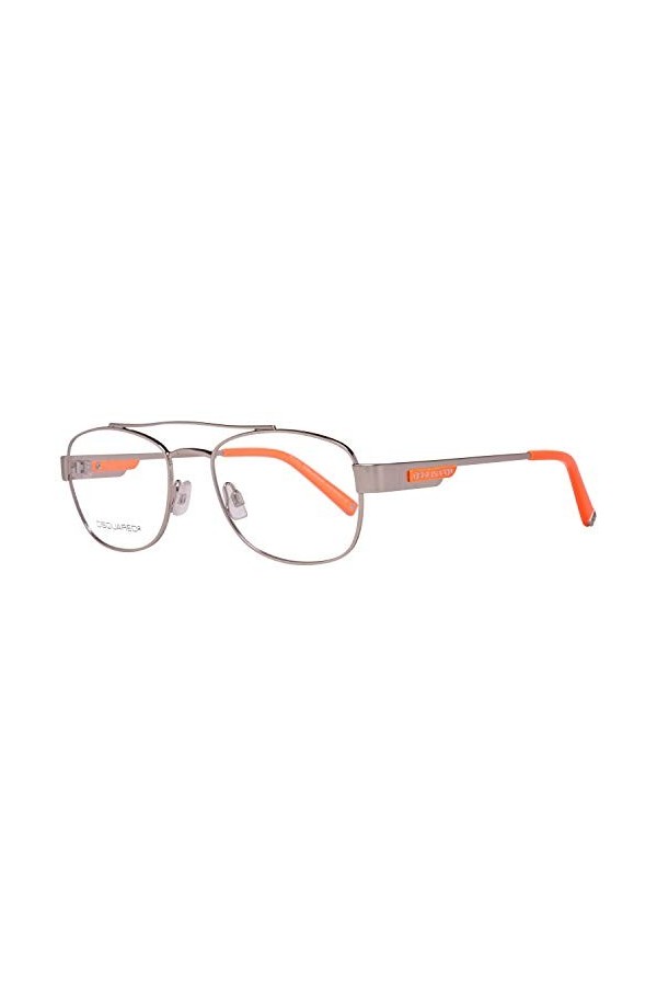 DSQUARED Dsquared2 Brillengestelle DQ5121 016 52 Lunettes de Soleil, Argenté Silber , 46 Homme