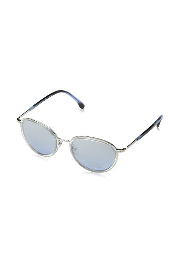 Lozza Sl2254M Lunettes De Soleil, Bleu Shiny Palladium , Taille Unique Femme