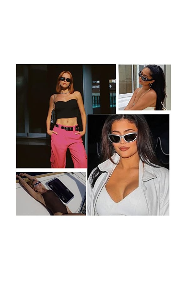 Hycredi Lunettes de soleil enveloppantes pour homme et femme - Tendance - Ovale - Monture épaisse - Tendance - Sport envelopp