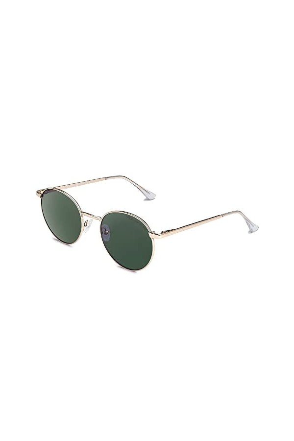 CLANDESTINE Orbita Gold Dark Green - Lunettes de soleil Nylon HD homme & femme
