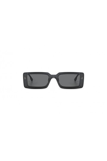 KOMONO Malick Onyx Tritan Lunettes de soleil unisexes rectangulaires pour hommes et femmes avec protection UV et verres résis