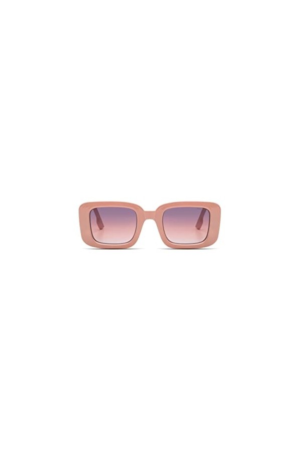 KOMONO Avery Havana Lunettes de soleil unisexes carrées en propionate de cellulose pour hommes et femmes avec protection UV e