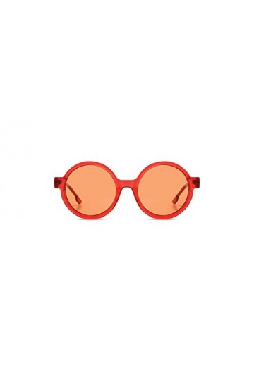 KOMONO Janis Volcano Lunettes de soleil unisexes rondes en propionate de cellulose pour hommes et femmes avec protection UV e