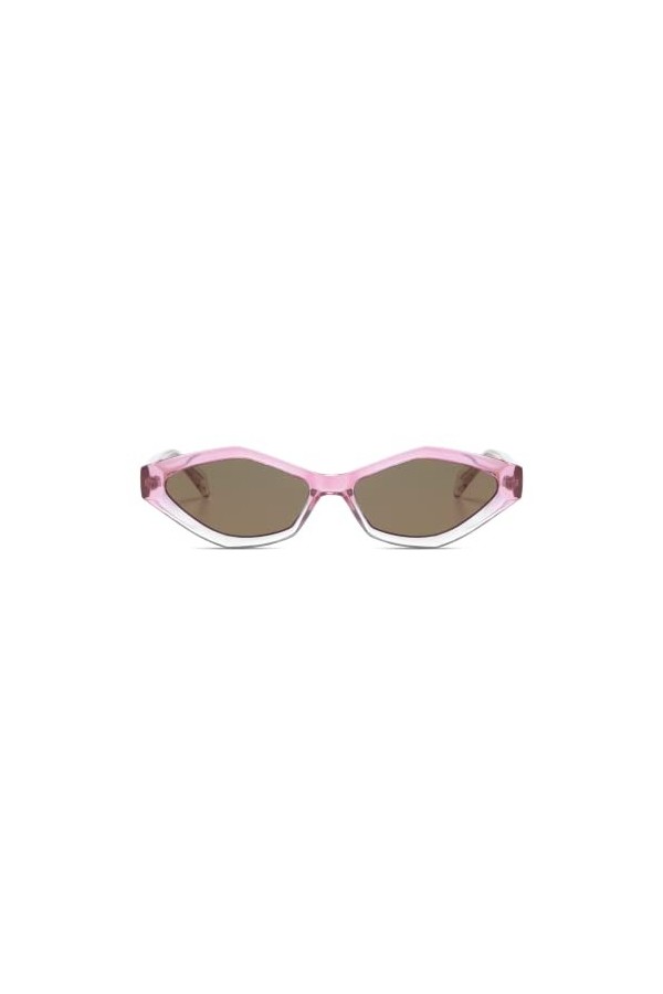 KOMONO Vito Paradise Lunettes de soleil unisexes hexagonales en propionate de cellulose pour hommes et femmes avec protection