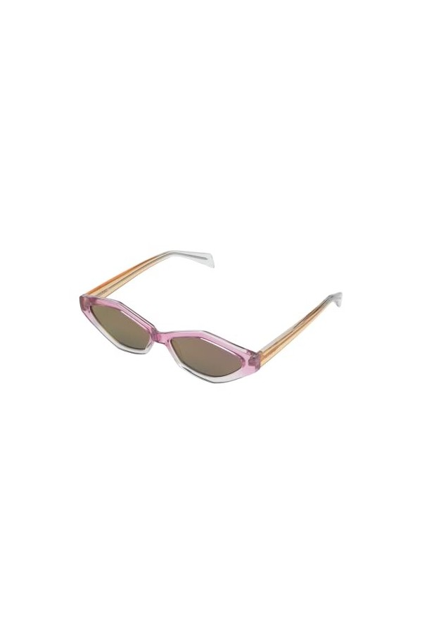 KOMONO Vito Paradise Lunettes de soleil unisexes hexagonales en propionate de cellulose pour hommes et femmes avec protection