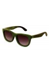 Lunettes de soleil en bois skate-board vert