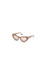 GUESS Femme 0 Lunettes de Soleil, Shiny Beige, 54