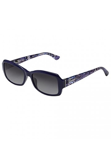 Guess 0, Lunettes de Soleil Femme, Shiny Blue, 55