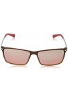 Police S1957 Sunglasses, Red Red Grad.Beige , Taille Unique Mixte