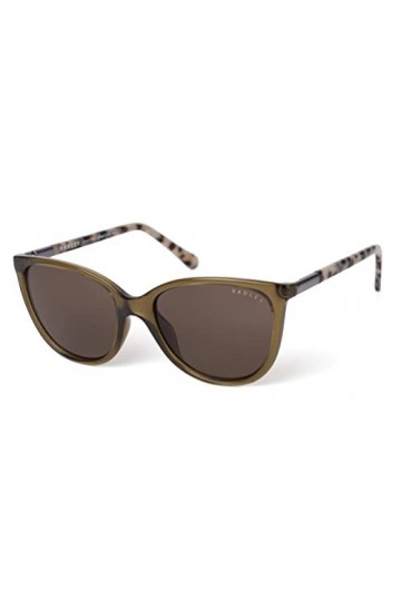 Radley FIONN 107 Lunettes de soleil pour femme avec verres en cristal brillant Vert/marron, Vert