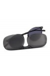 NOOZ Lunettes de soleil polarisées pour hommes et femmes - 100% de protection UV - couleur Dark Grey - avec étui compact - Co