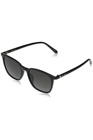 Fossil FOS 3091/S Sunglasses, Black, 53 Mixte