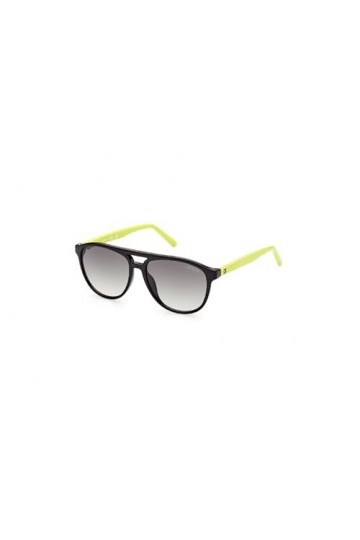 Guess GU9220, Lunettes de Soleil Homme, Shiny Black, 49