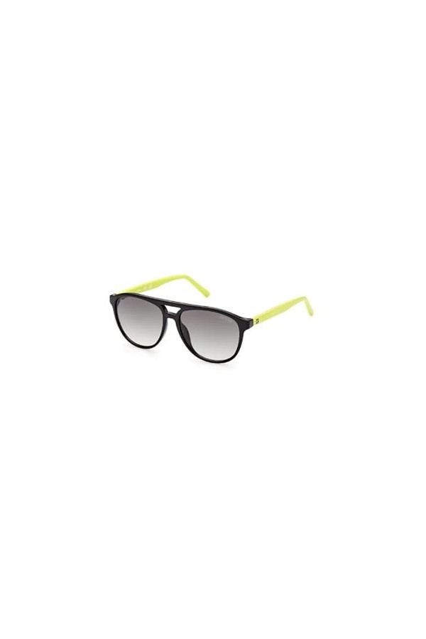 Guess GU9220, Lunettes de Soleil Homme, Shiny Black, 49