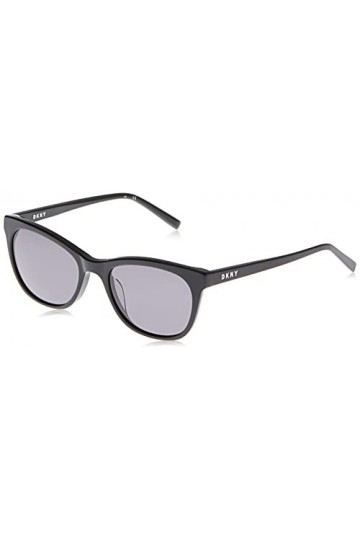 DKNY DK502S Sunglasses, 001 Black, 53 Unisex