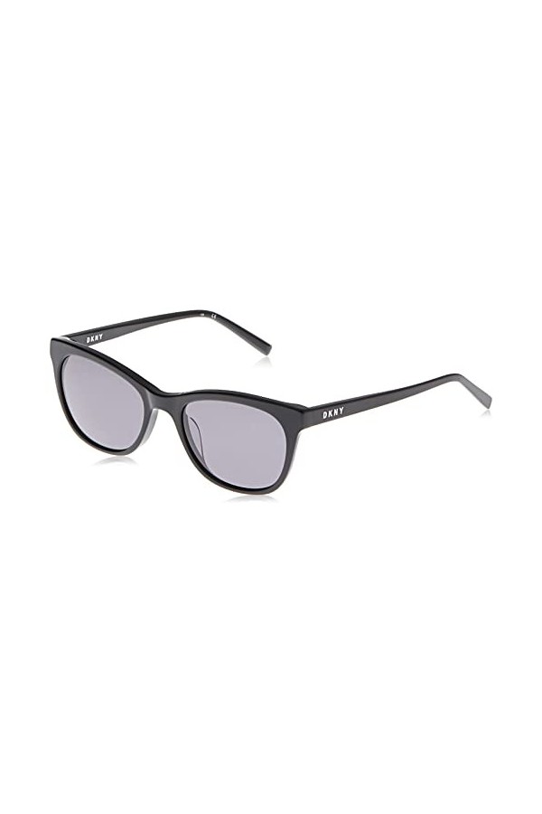 DKNY DK502S Sunglasses, 001 Black, 53 Unisex