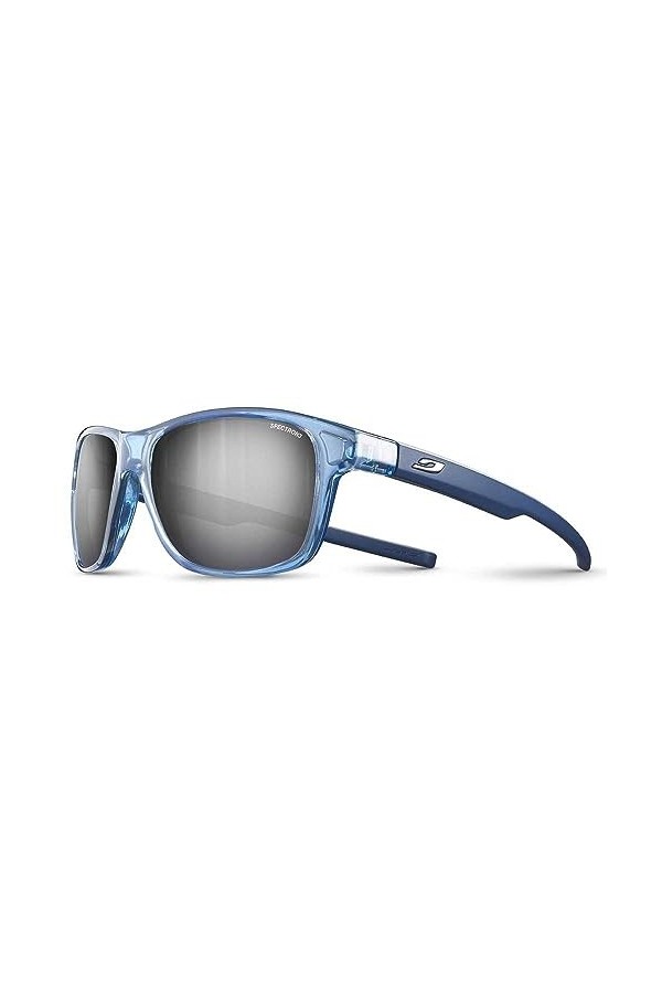 Julbo Lounge Lunettes de Soleil, Brillant Translu Bleu/Mat Bleu, Taille Unique Mixte