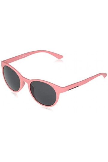 Calvin Klein CK20543S-676 Lunettes de Soleil, Matte Pink/Solid Smoke, Taille Unique Mixte