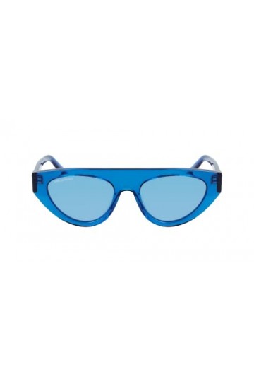 KARL LAGERFELD Kl6043s Lunettes de Soleil, Blue Transparent, 5218 Femme