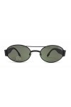 Chevignon Lunettes de soleil homme femme vintage 1952 D061 noir ovale - Vintage