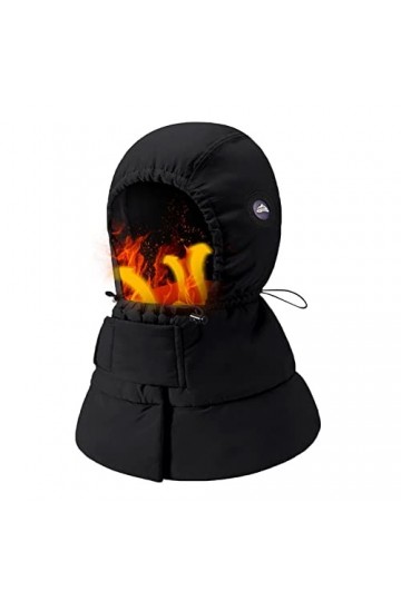 Cagoule dhiver | neige thermique pour femme avec protection cou étendue, chauffe-visage pour accessoires plein air, températ