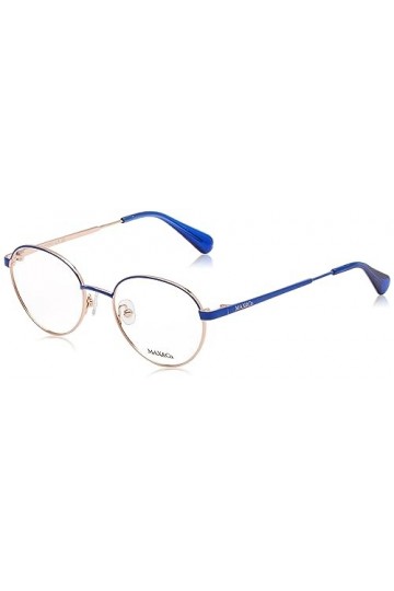 MAX &CO MO5090 Lunettes de Soleil, Bleu Brillant, 49/18/140 Femme