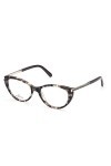 SWAROVSKI Sk5413 Lunettes de Soleil, Havana/Other, 51 Femme