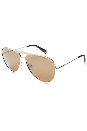 Polaroid PLD 6200/s/x Sunglasses, Y3R/SP Gold Ivory, 61 Unisex