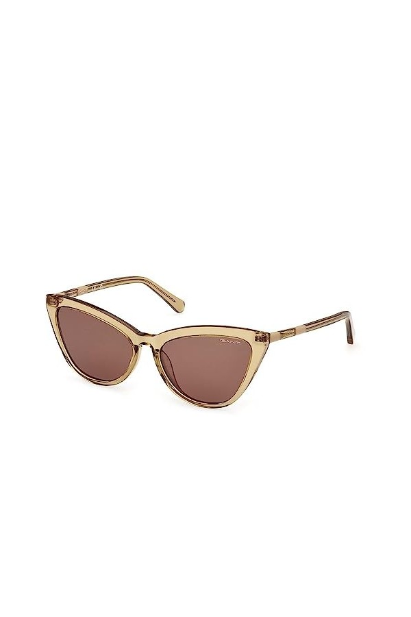 Gant GA8096 Lunettes de Soleil, Beige Brillant, 56/16/140 Femme
