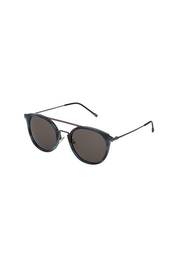 Carolina Herrera SHE1295206DQ Lunettes de Soleil, Shiny Blu Havana, 52/23/140 Homme