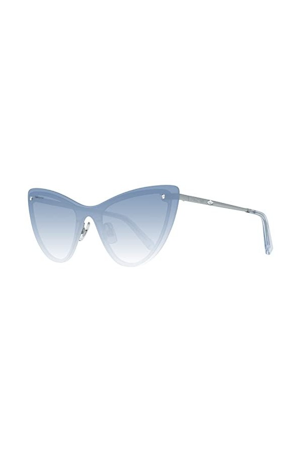 SWAROVSKI Sk0200-0084w Lunettes de Soleil, Shiny Light Blue/Gradient Blue, 00/0/140 Femme