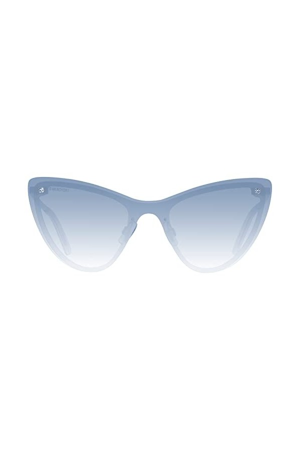 SWAROVSKI Sk0200-0084w Lunettes de Soleil, Shiny Light Blue/Gradient Blue, 00/0/140 Femme