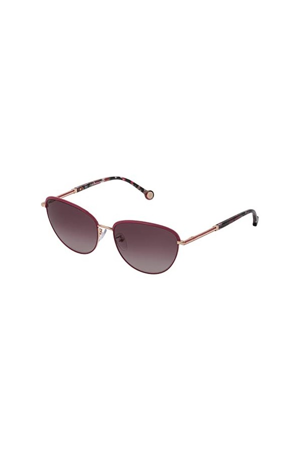 Carolina Herrera Lunettes de soleil femme SHE161-580A93, or, 58/16/135