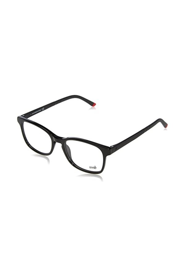 Web Eyewear WE5267 Lunettes de Soleil, Shiny Black, 48 Homme