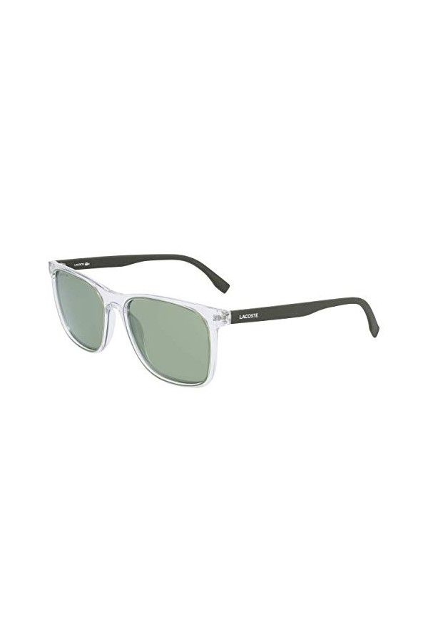 Lacoste L882S Lunettes de Soleil, Crystal/Khaki, Taille Unique Homme