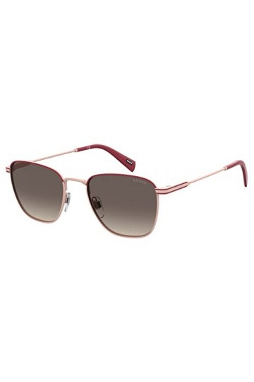 Levis Unisexe ADULTOO LV 1016/S Lunettes de Soleil, Burgundy Pink/Brown Gradient, 52