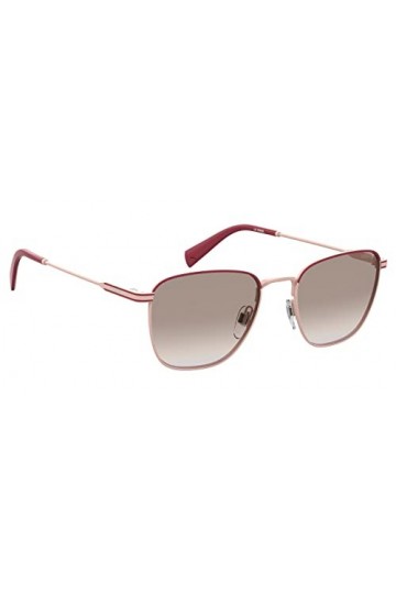 Levis Unisexe ADULTOO LV 1016/S Lunettes de Soleil, Burgundy Pink/Brown Gradient, 52