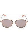 FOSSIL FOS 2096/G/S Lunettes de Soleil, Or Rouge, 57 Femme