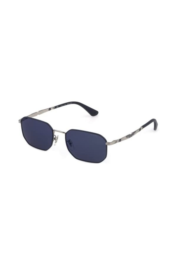 Police SPLE08N Sunglasses, RUTENIO LUCIDO TOT.C/Parti SABBIATE/OPAC, 54 Unisex
