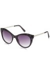 SWAROVSKI SK-0151-01B Lunettes de Soleil, Gris, 51/19/140 Femme