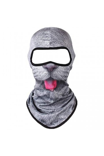 COMVIP Cagoule Ski Sport Unisexe Séchage Rapide Motif Animal Déguisement Cosplay R