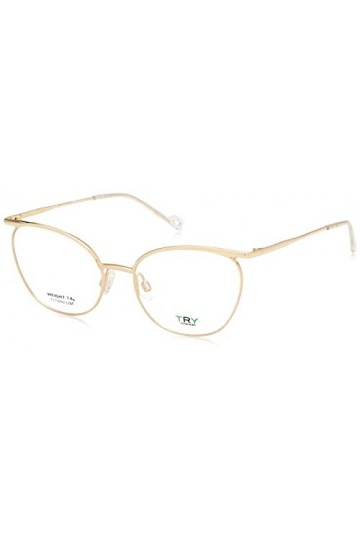 try Aetherium III Tya12v Lunettes de Soleil, Doré, 53 Femme